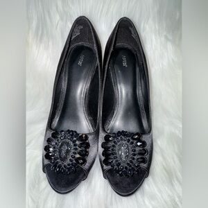 Apt. 9 Black Embellished Flats